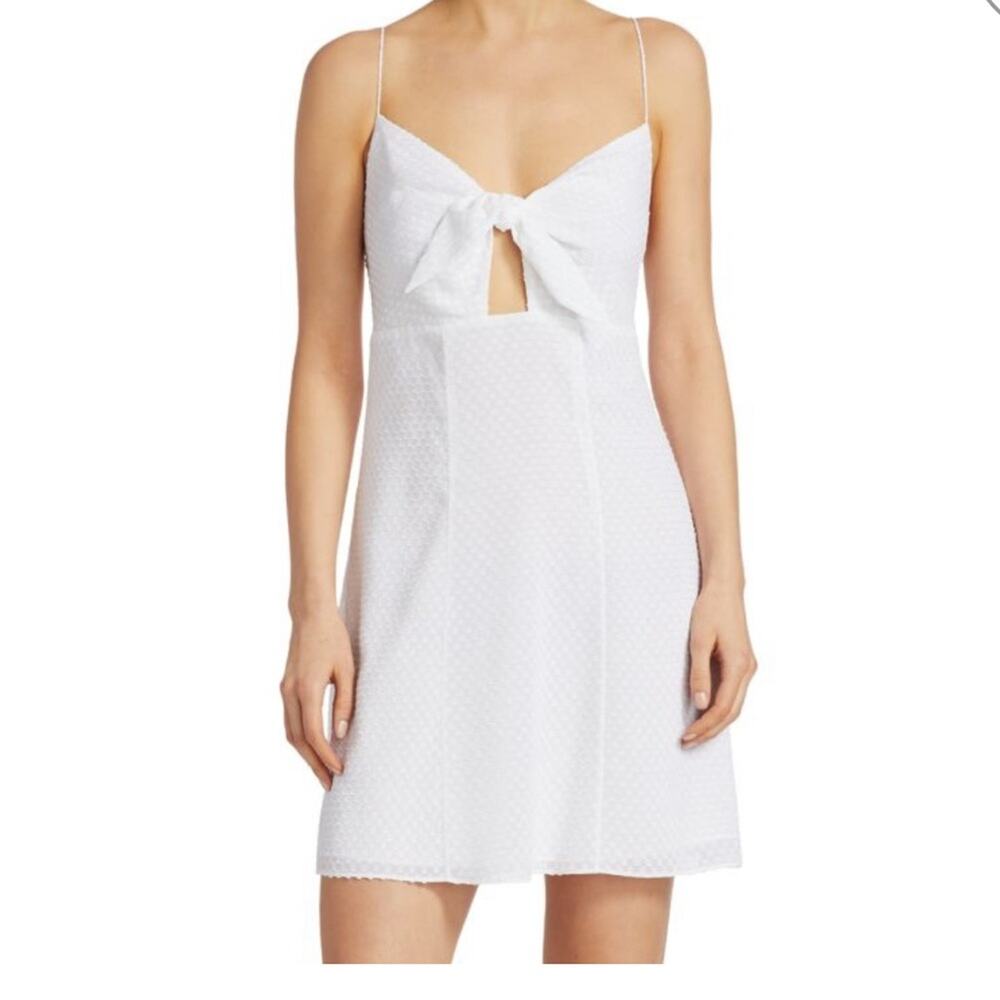 Alice + Olivia Roe Tie Front Dress